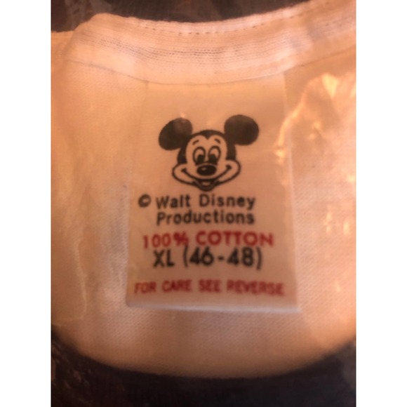 Disney Unopened 70s Mickey Mouse Ringer Adult XL - Picture 4 of 5